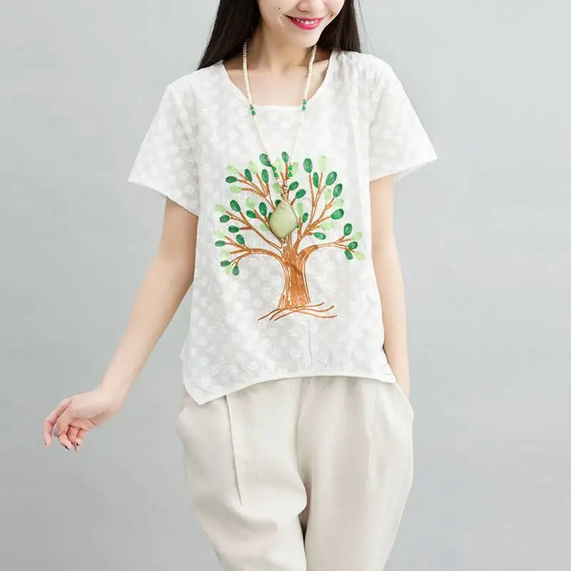 

Summer 2020 short sleeve t shirt Women Top mint Garment