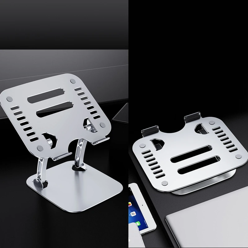 

Foldable Aluminum Height Angle Adjustable Computer Laptop Holder Stand Mount 27RA