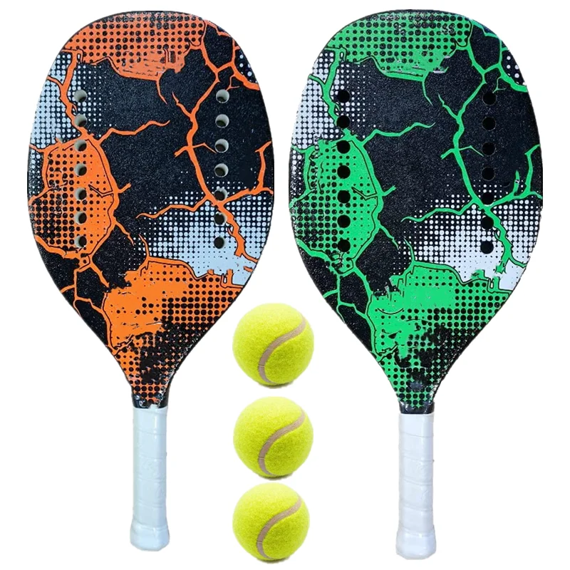

New Camewin Carbon Fiber Raquete Beach Tennis EVA Foam Pala Padel Racket Outdoor Sports High Quality Sports Equipment Tennis Bag