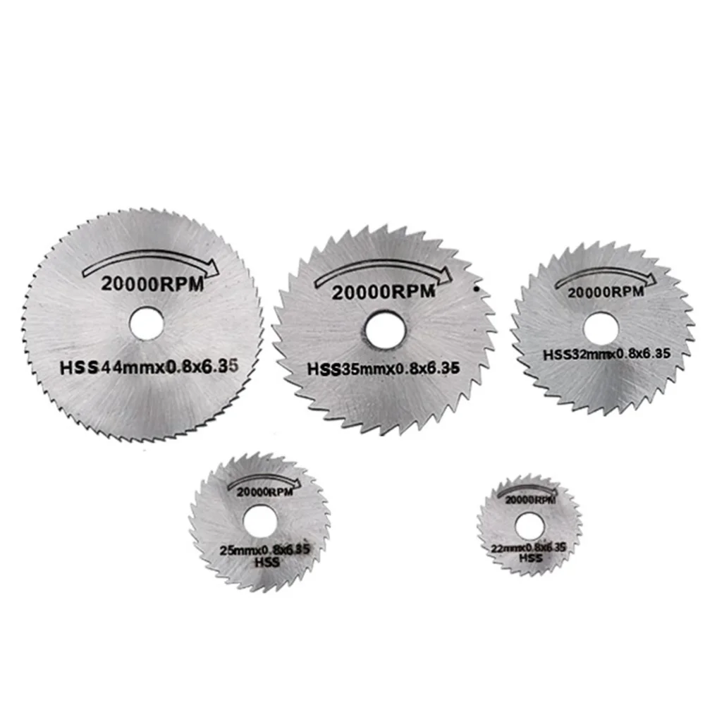 

7Pcs High Steel Cutting Disc Small Metal Electric Mill Accessories Silver (1Pc 6mm Rod + 6Pcs Cutting Disk)