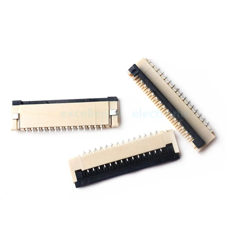 10 шт. FPC FFC плоский кабельный разъем 1 мм Шаг под гнездом раскладушка 4P 6P 8P 10P 12P 14P 16P