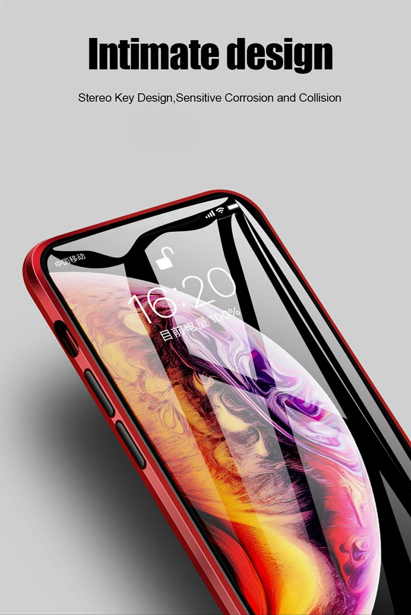 Магнитная Адсорбция металлический корпус для Xiaomi 9 Lite SE 9T Pro 8 6X A2 CC9 CC9e Note 7 Pro F1 Redmi K20 Pro двухсторонняя, для стекла крышка