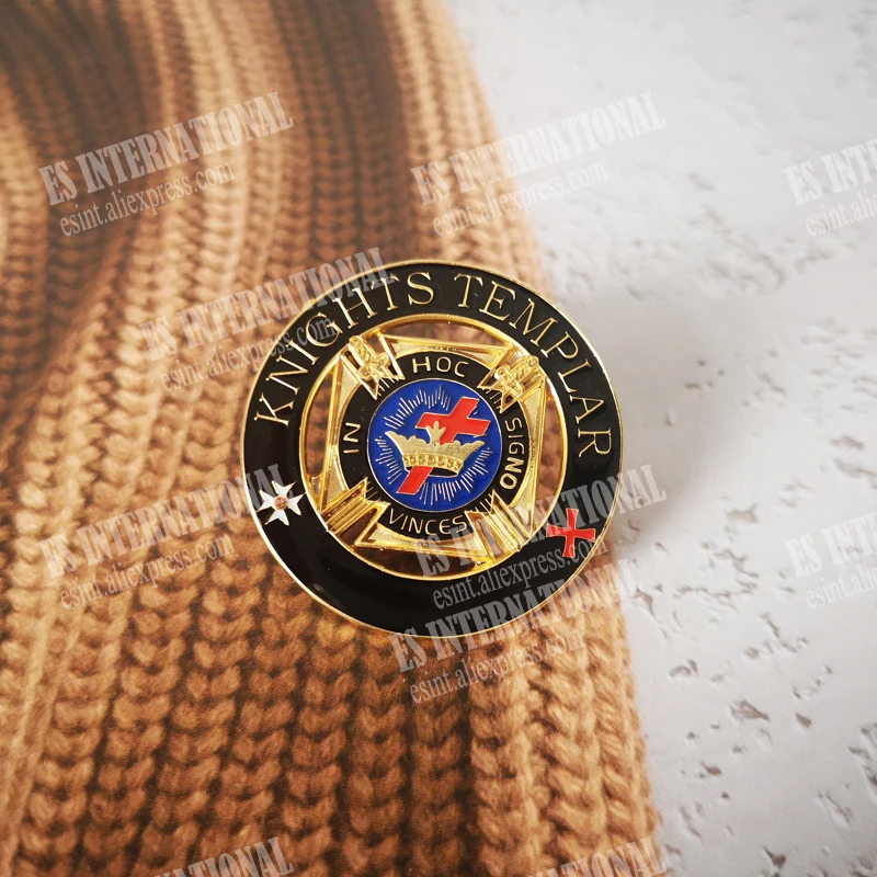 Масонские булавки для лацканов значок маскарада модель BLM27 Рыцари TEMPLAR цинковый