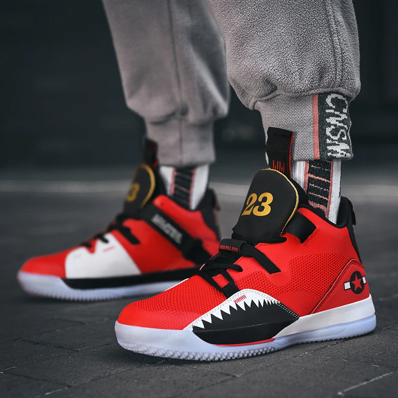 Профессиональные мужские молодежные баскетбольные тренировочные ботинки для