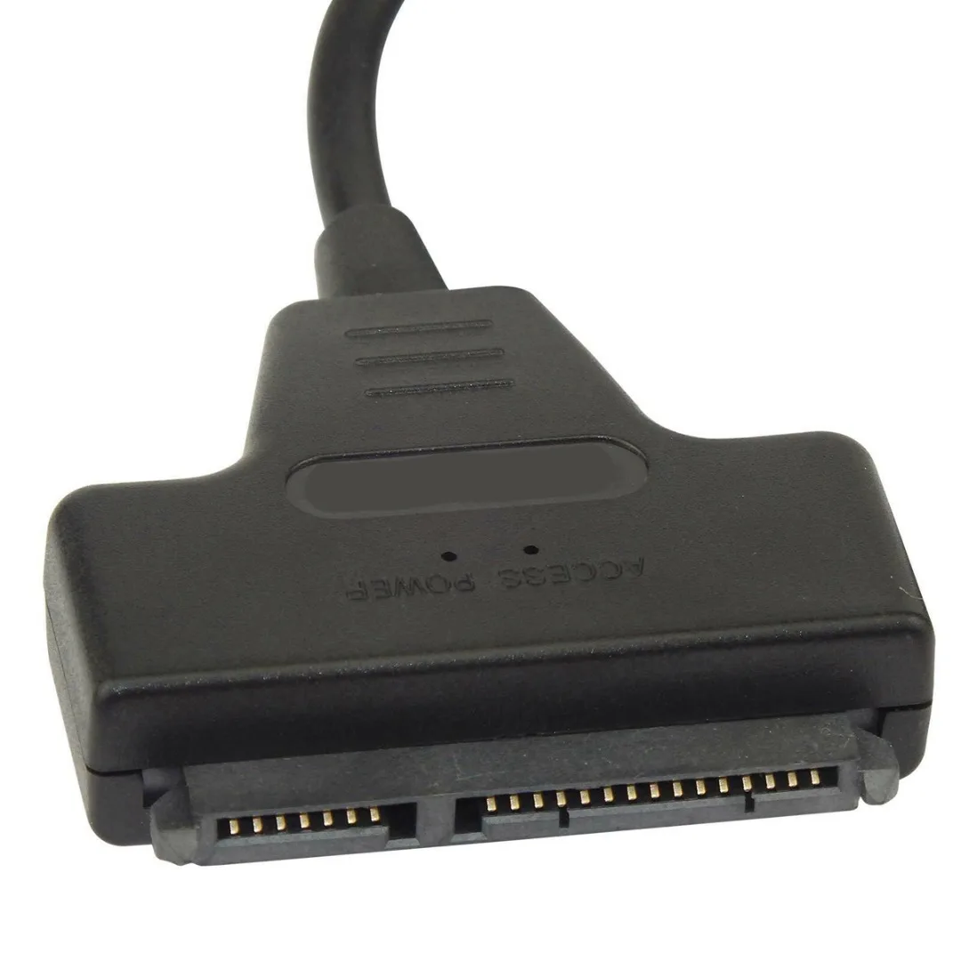 New USB 2.0 To SATA Converter Adapter Cable For 2.5/3.5 Inch SATA1 And SATA2 HDD Hard Drive Disk Dual Power | Электроника
