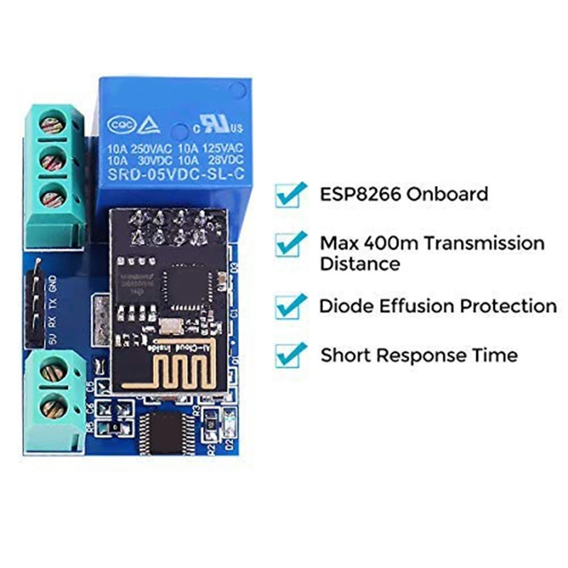 FULL ESP8266 WiFi 5 в 1 канал релейный модуль задержки IoT умный дом дистанционное