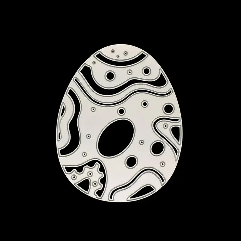 Пасхальные металлические Вырубные штампы в виде яйца для рукоделия фотобумага