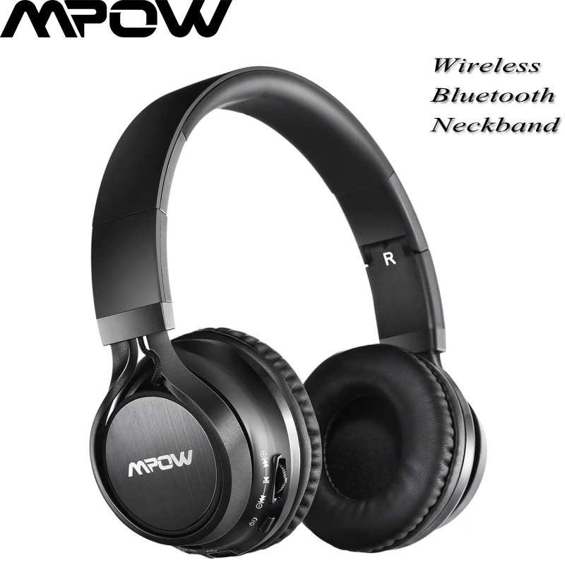 MPOW TOP Thor складные накладные беспроводные Bluetooth наушники стерео наушники Hands-free вызов ж/микрофон для IOS Anfroid