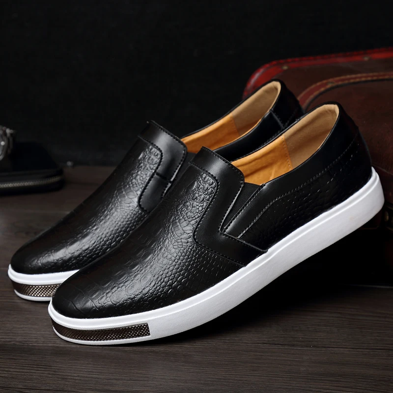 2019 Autumn Loafers Shoe Men Comfortable Boat Shoes *5023 Male Brand Driving New Lazy Footwear Black Men's Casual | Обувь