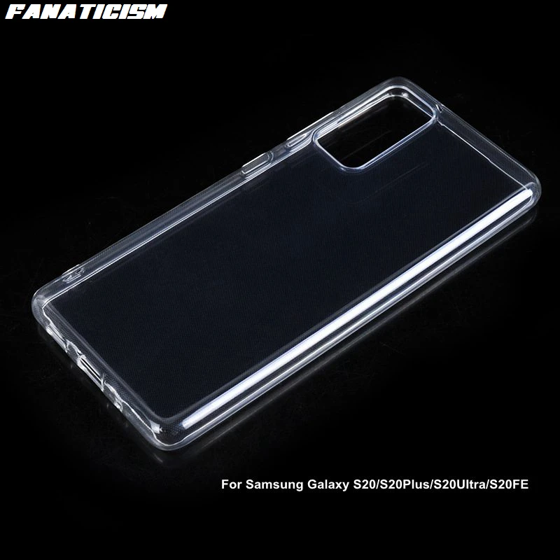 

200 шт. ультратонкие мягкие прозрачные чехлы из ТПУ 1 мм, прозрачный силиконовый чехол для телефона Samsung Galaxy S20 S20Plus S20Ultra S20FE