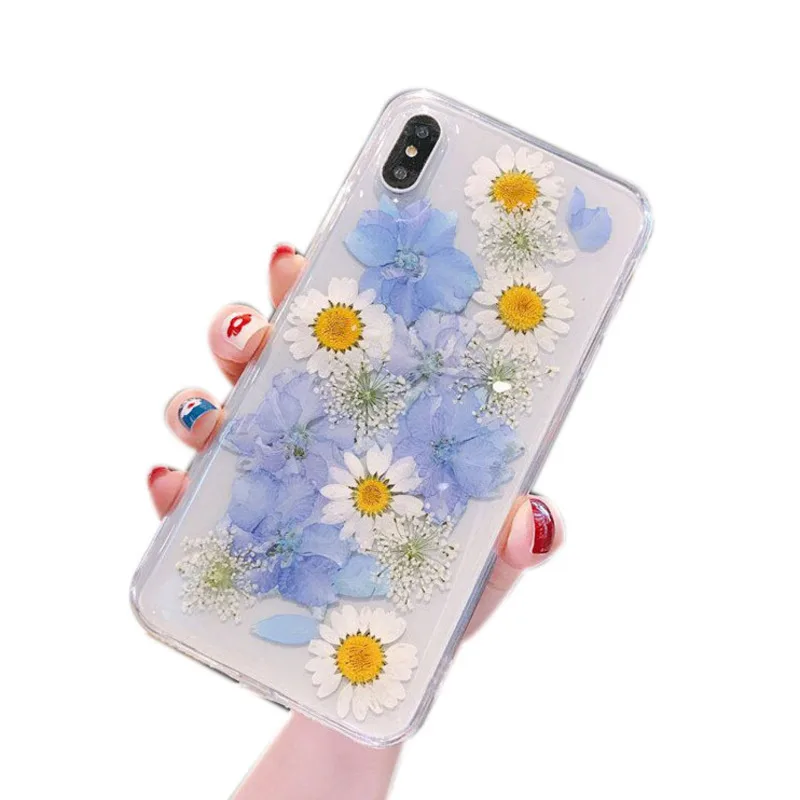 

Transparent rose flower phone case is suitable for iPhone11 12Pro Max mini XR XS XSMax 8 7 6PluS anti-drop protective back cover