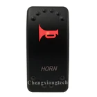 12 В 20 А24 В 10 А двойной красный светодиод 5P (вкл.) ВЫКЛ. SPST Мгновенный рокер переключателя водонепроницаемый для автомобиля лодки грузовика автоматический выключатель