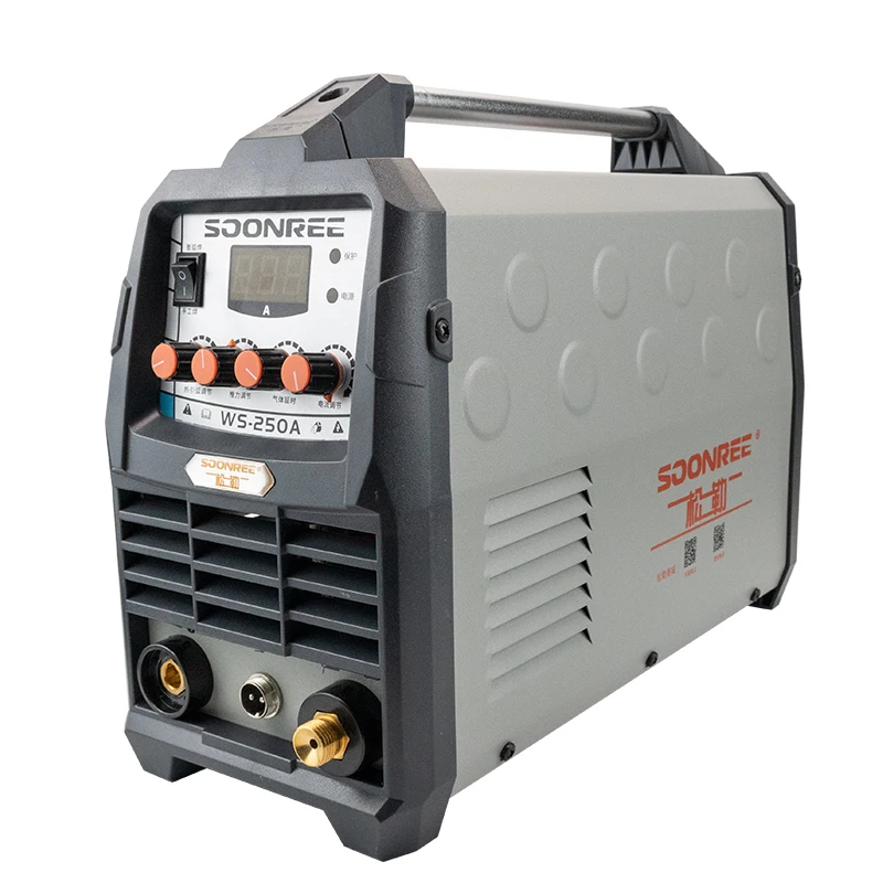 Портативный сварщик аргонщик 220V мощность WS 200A 250A импульсная дуга Tig 2 в 1