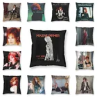 Красивая наволочка для подушки Mylene фермер домашний декор под заказ квадратная наволочка для подушки во французском певице наволочка 45x45 наволочка для гостиной