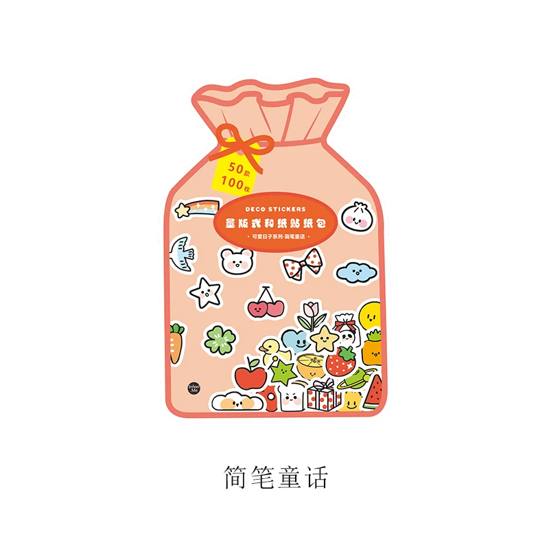 100 шт. Милые стикеры для девочек стикербук самые милые стикеры
