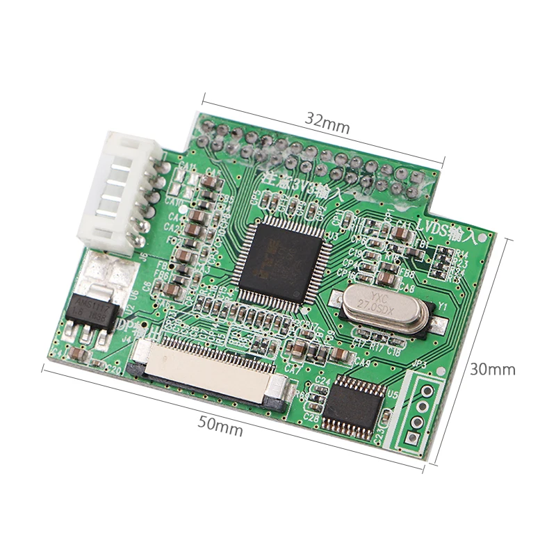 3 V 30 контактный LVDS обратиться к электронной обработки сигнала ЖК-дисплей