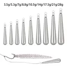 Вольфрамовые грузила для дальнего заброса, 3,5-28 г