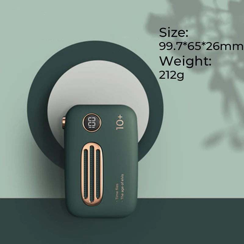 Xiaomi Batterie Externe 10000 мАч Мини Внешний аккумулятор цифровой дисплей внешний милый