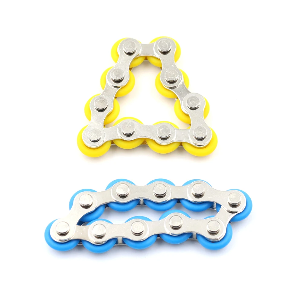 Браслет Спиннер с велосипедной цепью для аутизма и СДВГ игрушка антистресс