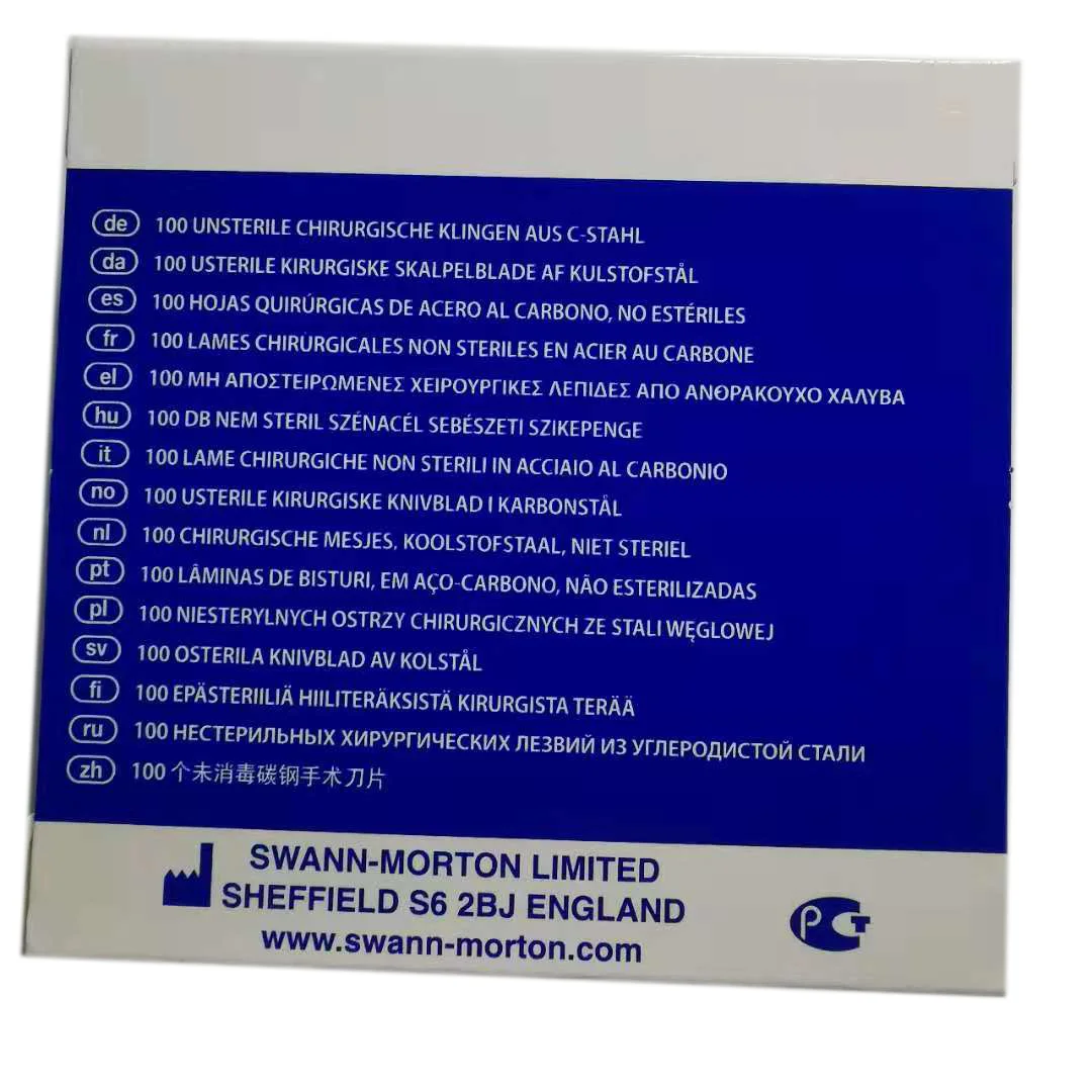 

5pcs dental lab Non-Sterile Carbon Steel Scalpel Surgical Blade For dental plaster carving cutting trimming and trimming