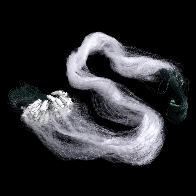 

Рыболовная сеть, ловушка из монофиламента, жаберная сеть, снасти с поплавком, для улицы, 20 м x 1 м