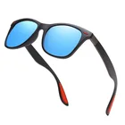 Солнцезащитные очки поляризационные для мужчин и женщин UV-400, классические, для вождения, зеркальные, винтажные, квадратной формы, лето