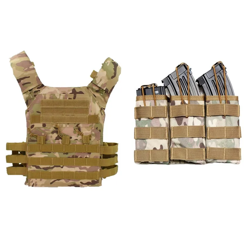 JPC жилет тактическое оборудование пластина ПЕРЕВОЗЧИК МОЛЛ с Тройная журнальная