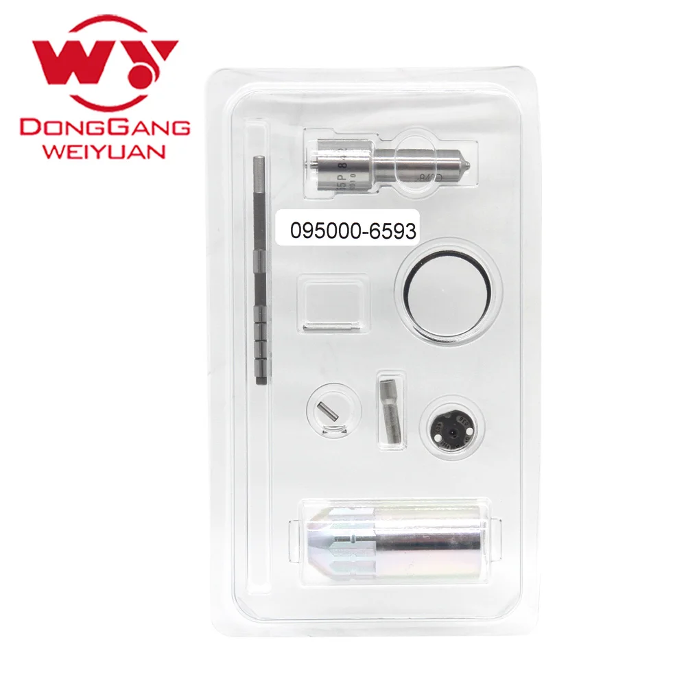 Common Rail Diesel fuel repair kit 095000-6593 for DEN injector nozzle DLLA155P842 injection spare parts hot sale