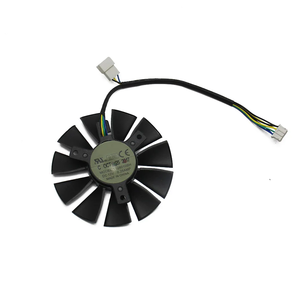 Кулер для ASUS STRIX GTX1060 GTX960 GTX950 вентилятор графической карты T128010BH 75 мм DC 12 В 950 А