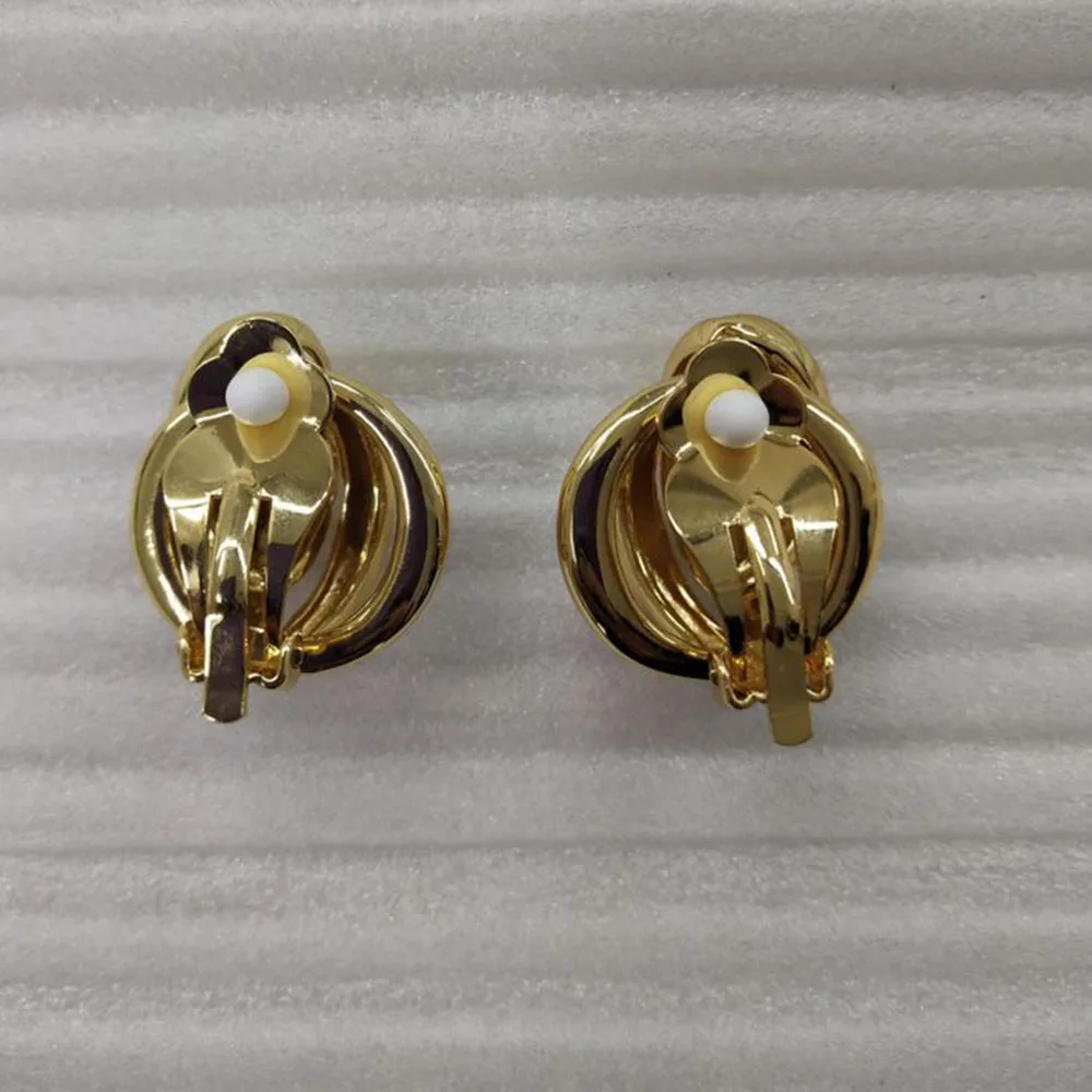 2019 модные золотые серьги-клипсы с морской улиткой в виде раковины без пирсинга