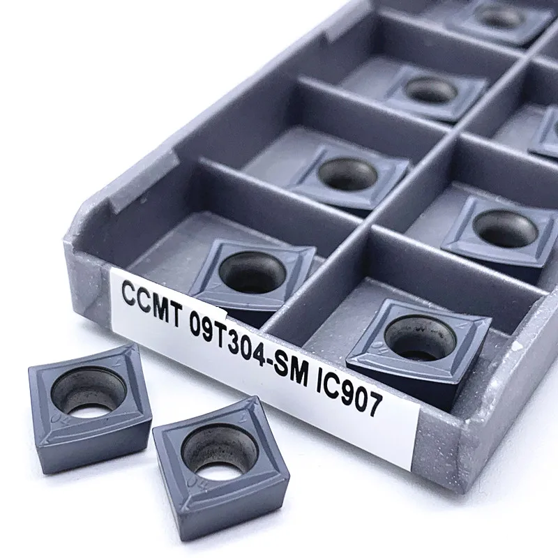 

CCMT060204 CCMT060208 CCMT09T304 CCMT09T308 SM IC907/IC908 Internal Carbide insert CCMT 060204 060208 09T304 Lathe Cutter Tool