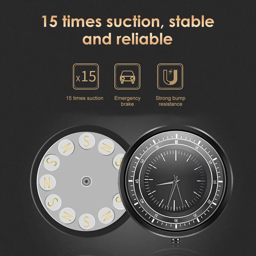 AOSHIKE 1 шт. креативные часы с узором Автомобильный держатель для телефона