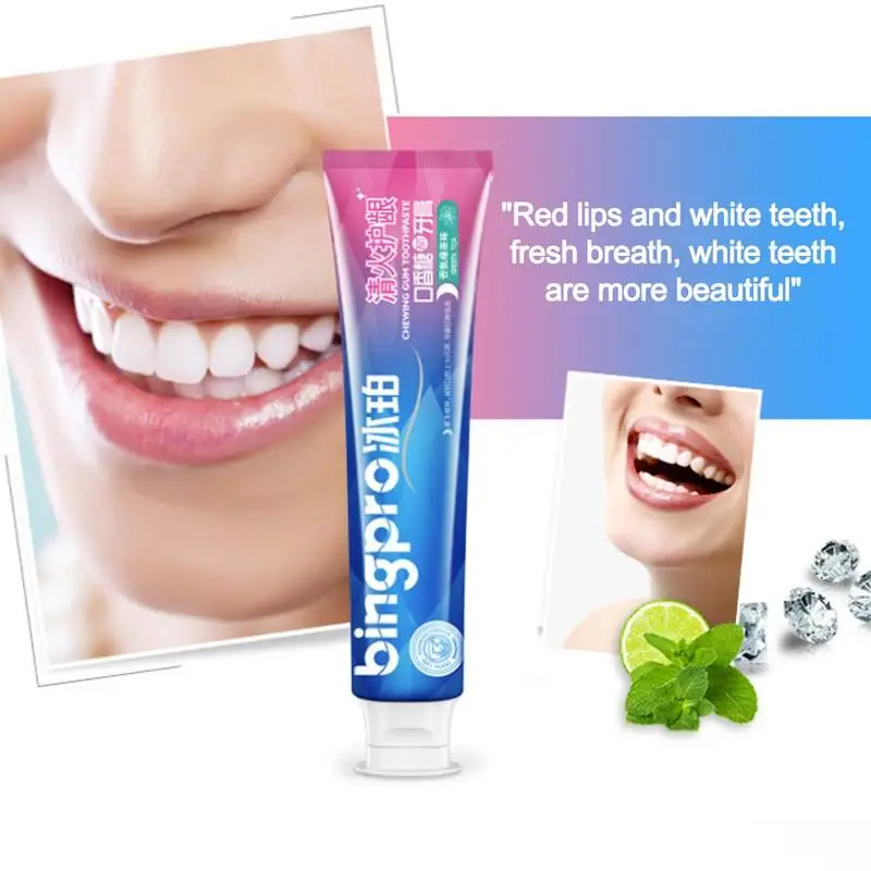 Жевательная зубная паста для десен 100 г/180 г свежая Цветочная ароматическая