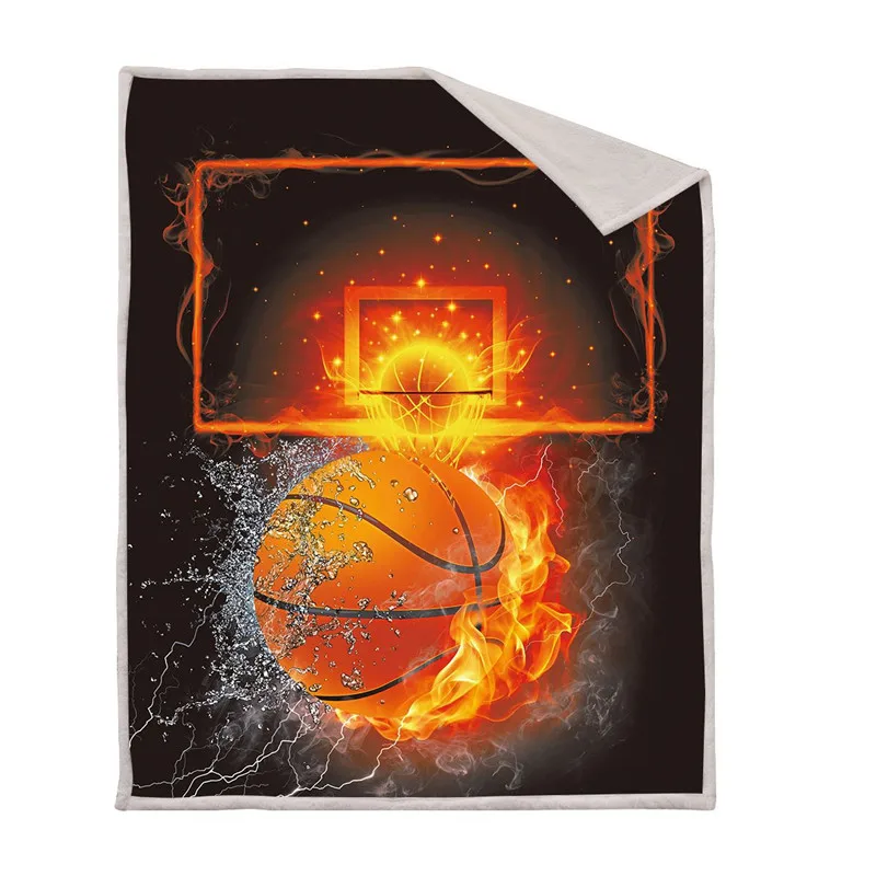 Флисовые Утяжеленные одеяла и помпоны с 3D принтом плюшевые фланелевые покрывала