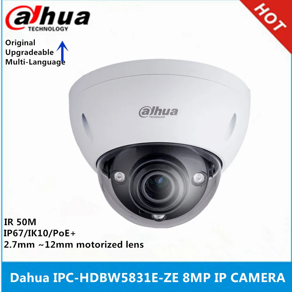 Сетевой видеорегистратор Dahua IPC-HDBW5831E-ZE 8MP 2 7 мм ~ 12 фиксированные линзы IR50m &
