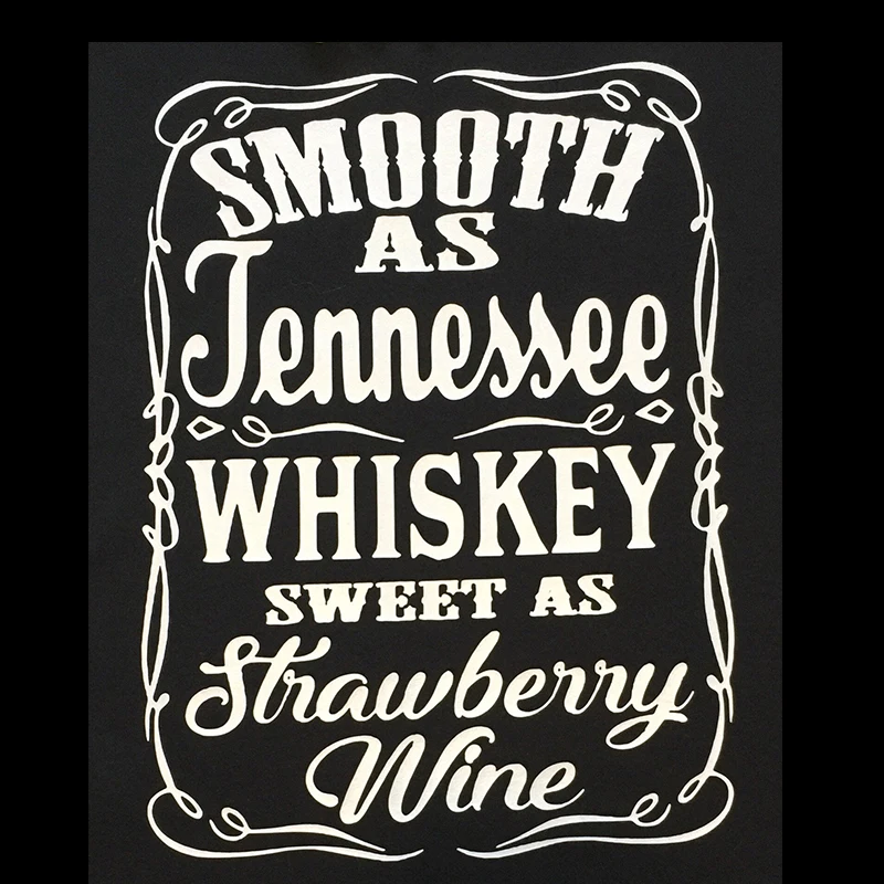 Женские майки гладкие как в Теннесси летняя рубашка без рукавов с рисунком виски