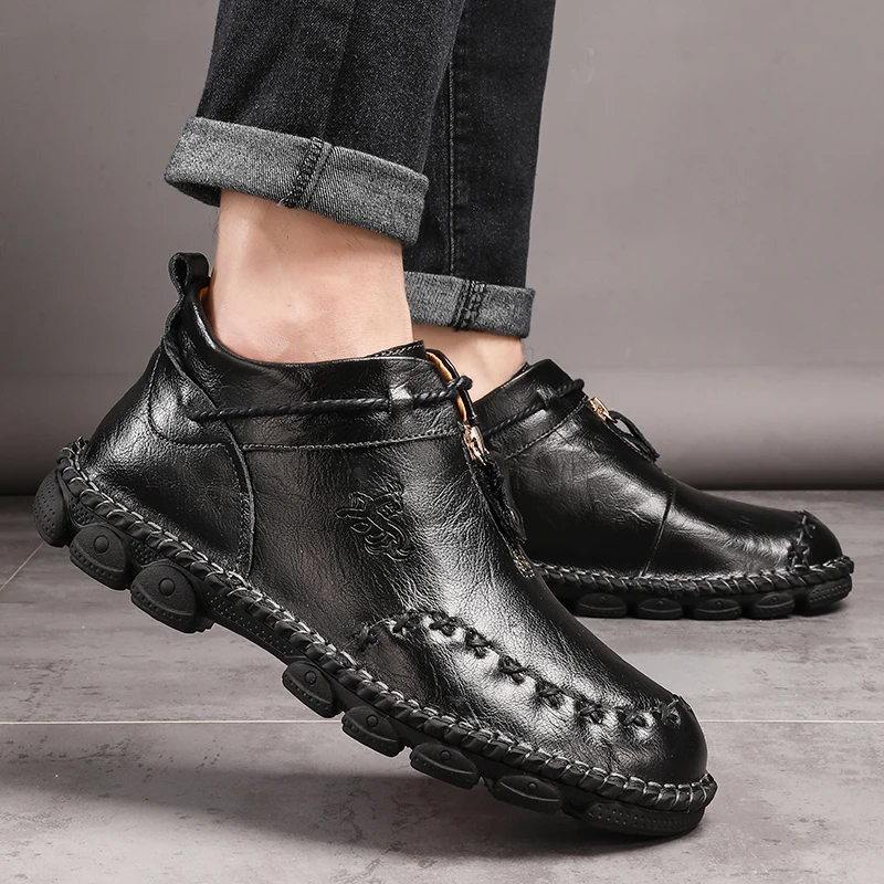 

Модные кроссовки footwearSneaker, мужская обувь, популярная мужская уличная спортивная повседневная обувь 2020, кожаная повседневная черная обувь д...