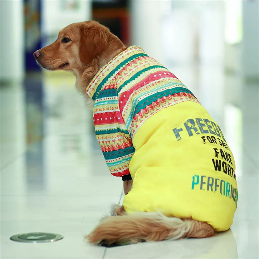 Printing Dog clothes winter 2020 Warm Down Jacket Medium and Small Costume coat Cat Chihuahua dog york Clearance | Дом и сад