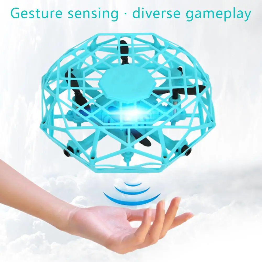 Летающий вертолет мини-Дрон НЛО Радиоуправляемый Дрон инфракрасный