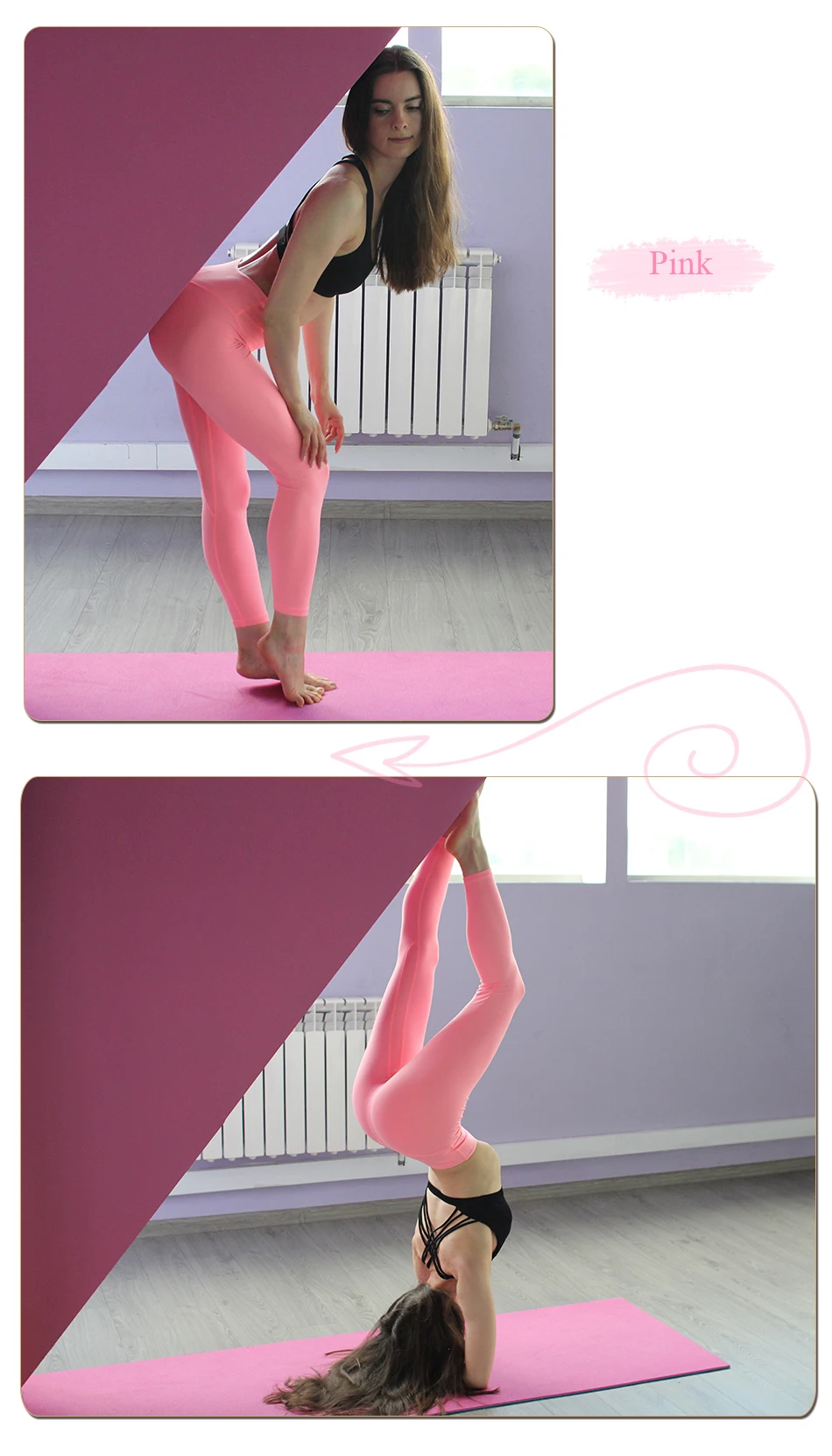 Для женщин кальсоны йоги одноцветное Высокая талия Push Up энергии бесшовные спорт Tight Леггинсы для фитнеса Тренажерный зал Бег животик управление мотобрюки