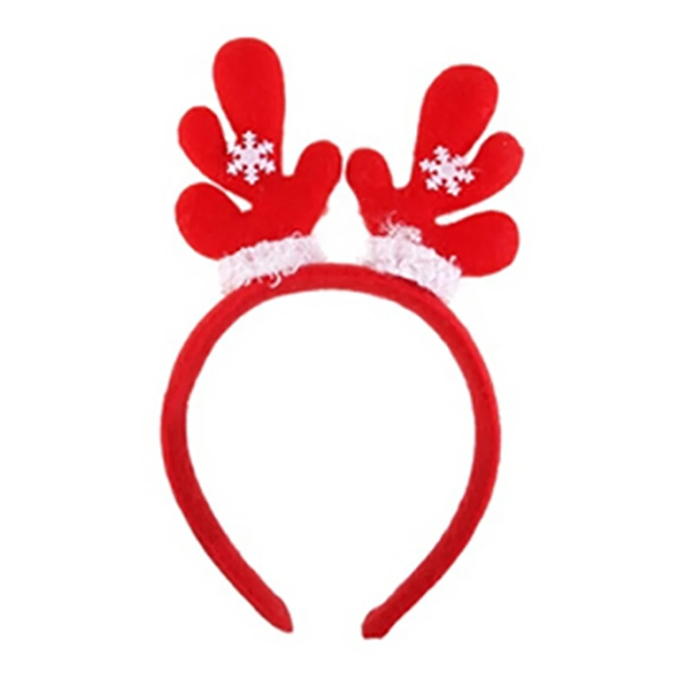 Милая Рождественская повязка на голову украшение Санта Клаус Снеговик