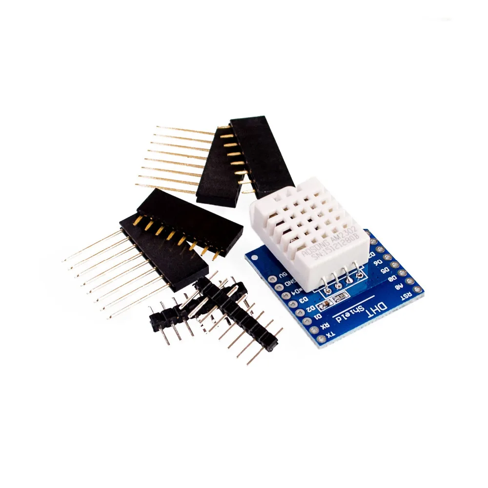 10 шт. DHT Pro щит для WeMos D1 mini DHT22 одношиновый цифровой модуль датчика температуры и