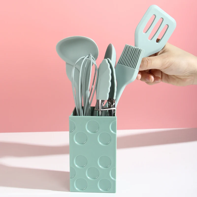 

Silicone Cute Cookware Set Nonstick Home Kitchen Dinner Colourful Cookware Set Eco Friendly Kochgeschirr Cooking Wares