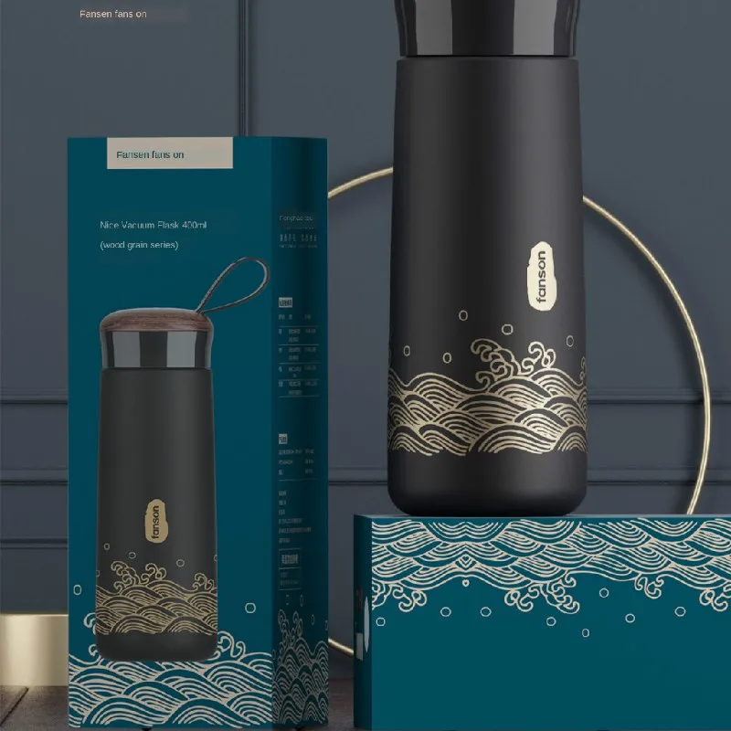 

Stainless Steel Thermos Bottle Portable Trend Simple Vacuum Insulation Water Bottle Fashion Travel Sports High-end Thermos Mug