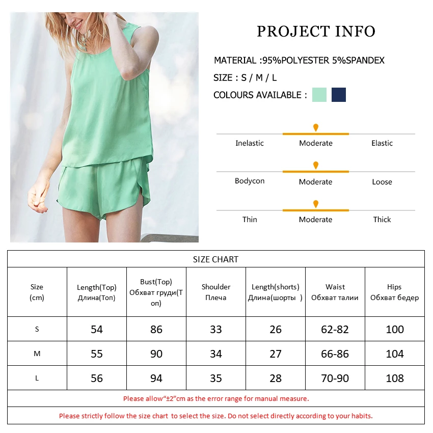 

Sexy Split Satin Pajamas With Shorts Sleeveless Sleepwear Round Neck Nightgown Tank Top 2 Piece Set Women Pajama Nightwear
