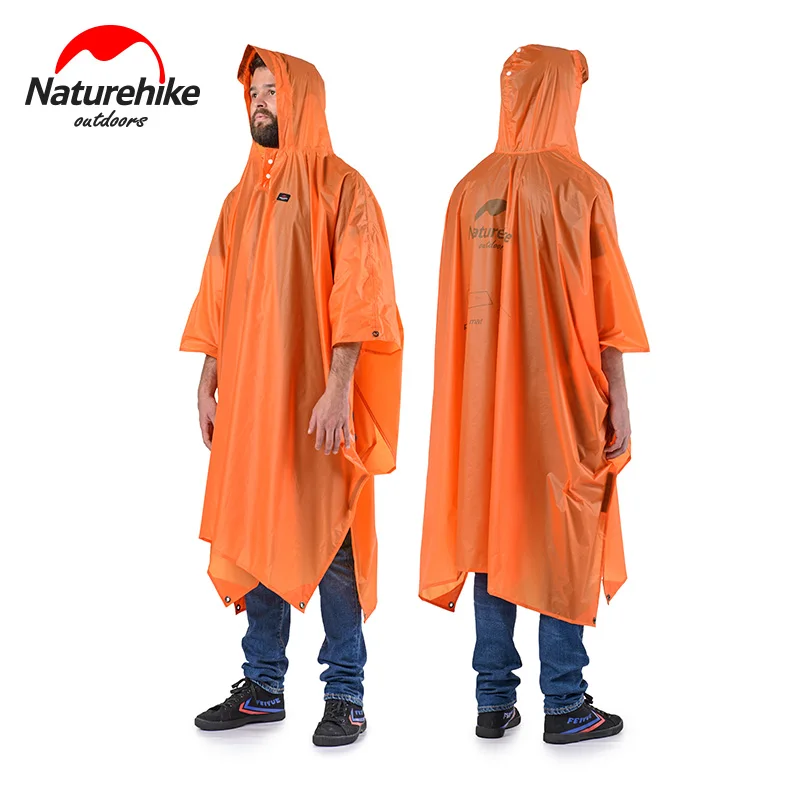 Naturehike открытый горный Туризм Прогулки 3 в 1 пончо триады для грунтовки тент