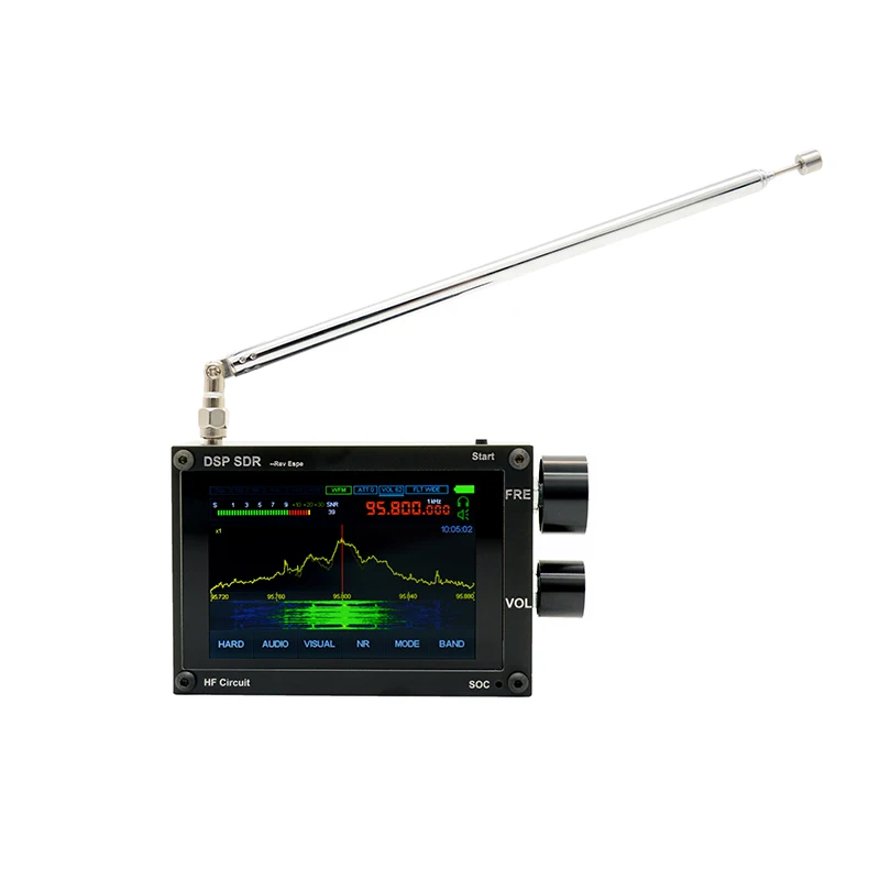1.10C 50kHz-2GHz Malachite DSP Malahit SDR Radio Receiver with Registration Code Antenna AM SSB NFM WFM CW | Мобильные телефоны и