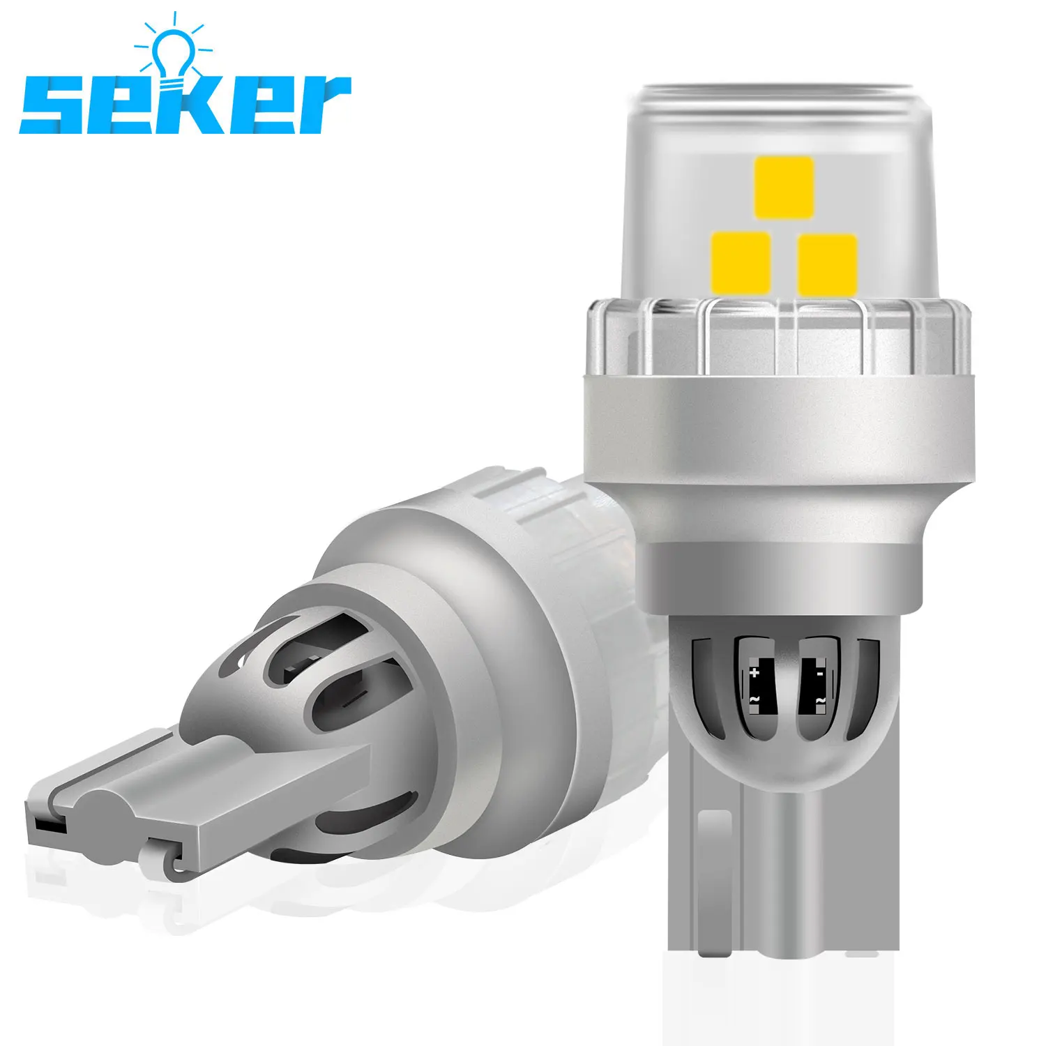 

Seker Canbus 2Pcs T15 W16W LED Bulbs For Backup Reverse Lights Parking Lights Daytime Running Lamps Turn Signal Light Tail Lamps
