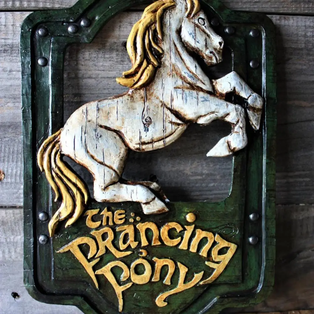 Colgante de pared de resina Vintage para el hogar, adorno decorativo de Animal montado en la pared-2