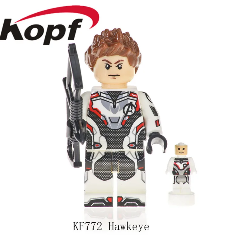 KF772 Without Box Строительные блоки Мстители 4 эндигра космическая ракета черное окно Халк Туманность фигурки подарок игрушки для детей KF774 - Цвет: KF772 Without Box
